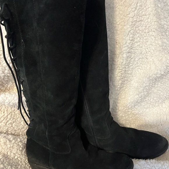 Black Suede Sofft Sharnell waterproof boots - Picture 3 of 4